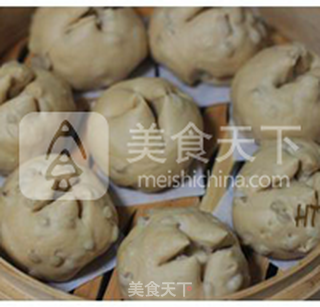 红糖麦仁馒头--粗粮细食清爽一下的做法步骤:10