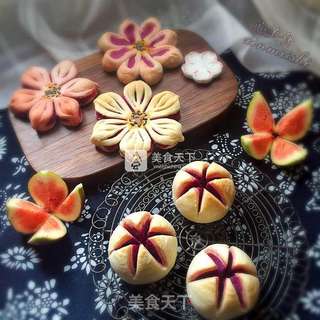 紫薯花酥的做法步骤:28