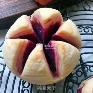 紫薯花酥的做法步骤:24