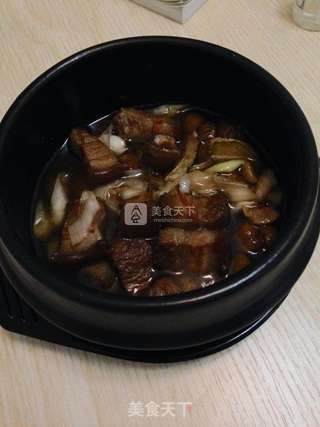板栗焖肉的做法步骤:8