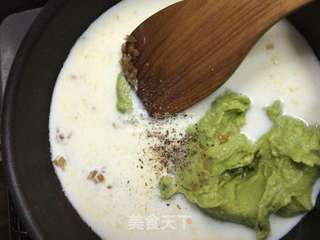 牛油果牛奶冷汤的做法步骤:12