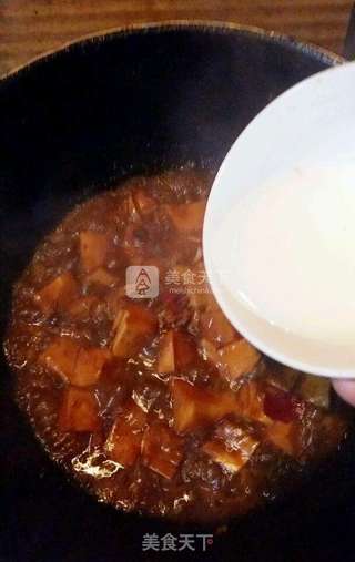 红烧肉末豆腐的做法步骤：7
