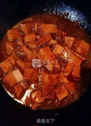 红烧肉末豆腐的做法步骤:8