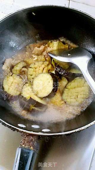茄子烧肉的做法步骤：19