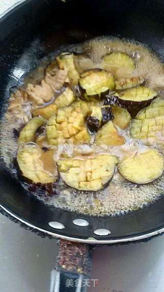 茄子烧肉的做法步骤：20