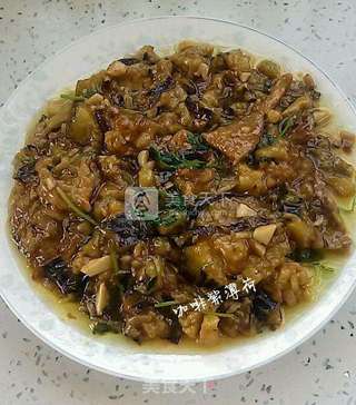 茄子烧肉的做法步骤：24