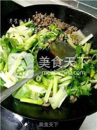 #芹菜肉末的做法图解9