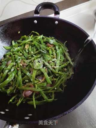 酱香扁豆丝的做法步骤:6