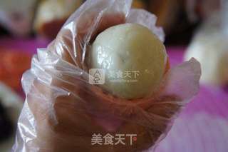 紫薯冰皮月饼的做法步骤：11