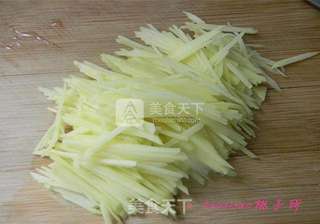 尖椒土豆丝的做法步骤：3