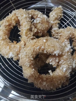 香炸孜然鱿鱼圈的做法步骤:8