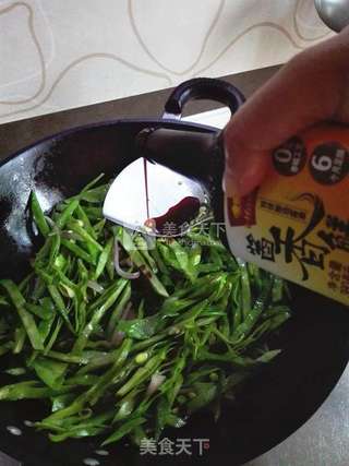 酱香扁豆丝的做法步骤:5