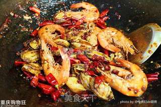 鲍鱼、虾&麻辣香锅的做法步骤：7