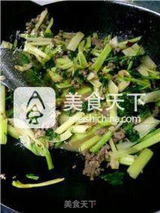 芹菜肉末的做法步骤:9