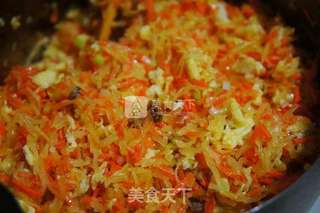 丝瓜馅汤面蒸饺的做法步骤:6