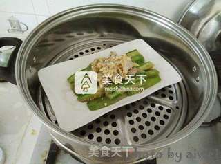蛤蜊蒸丝瓜的做法步骤:10