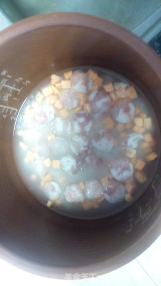 腊肠地瓜饭的做法步骤:2