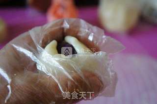 紫薯冰皮月饼的做法步骤:10
