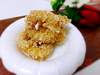 香炸孜然鱿鱼圈的做法步骤:9