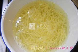 尖椒土豆丝的做法步骤:4