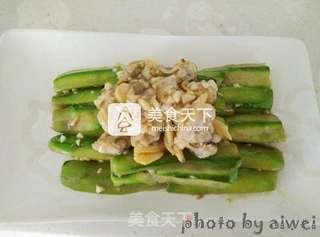 蛤蜊蒸丝瓜的做法步骤:9
