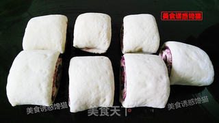 红豆沙花卷的做法步骤：6