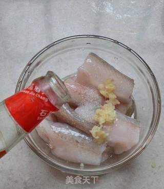 孜然九肚鱼的做法步骤：3