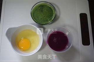 彩色蝴蝶面的做法步骤：1