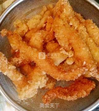 香酥鸡肉条的做法步骤:9
