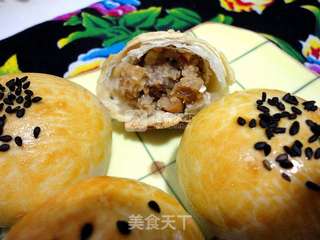 酥皮五仁月饼的做法步骤:19