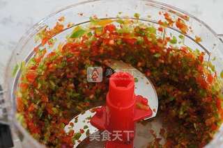 青椒猪肉馅水饺的做法步骤:3