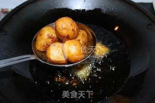 红薯丸子的做法步骤:7