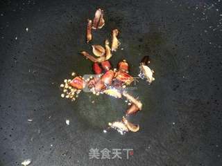 芥菜炒银鱼的做法步骤:5