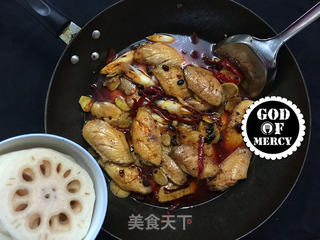 玄妙境界的香辣干锅鸡翅的做法步骤:34