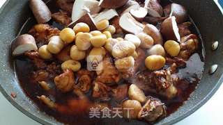 栗子烧鸡的做法步骤:5