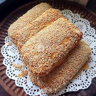 香葱油酥烧饼的做法步骤：29