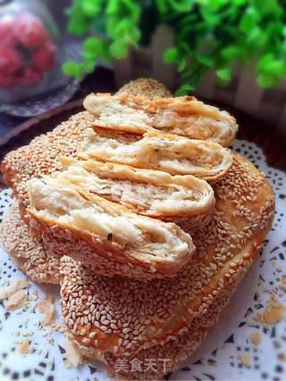 香葱油酥烧饼的做法步骤：31