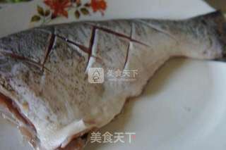 红烧鲢鱼身的做法步骤:2