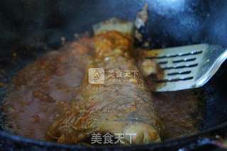 红烧鲢鱼身的做法步骤:7