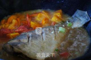 红烧鲢鱼身的做法步骤:6