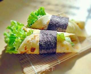 鸡蛋灌饼的做法步骤:16