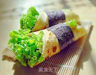 鸡蛋灌饼的做法步骤:17