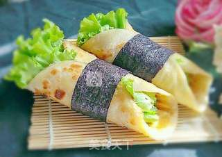 鸡蛋灌饼的做法步骤:18