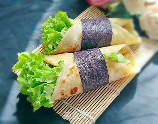 鸡蛋灌饼的做法步骤:19