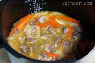 孜然手抓羊肉饭的做法步骤:8
