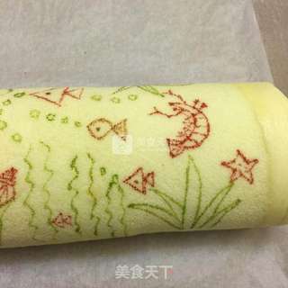 彩绘蛋卷一海底世界的做法步骤:12