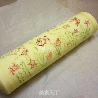 彩绘蛋卷一海底世界的做法步骤:13