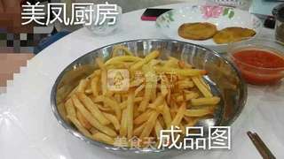 炸薯条的做法步骤:9