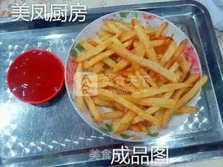 炸薯条的做法步骤:11