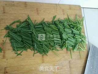 韭菜炒鸡蛋的做法步骤:3